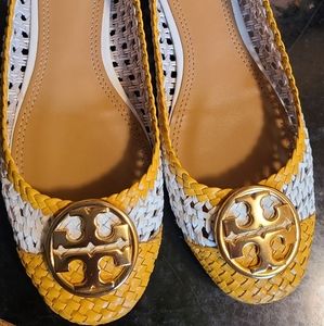 Tory Burch Chelsea woven flats 7.5